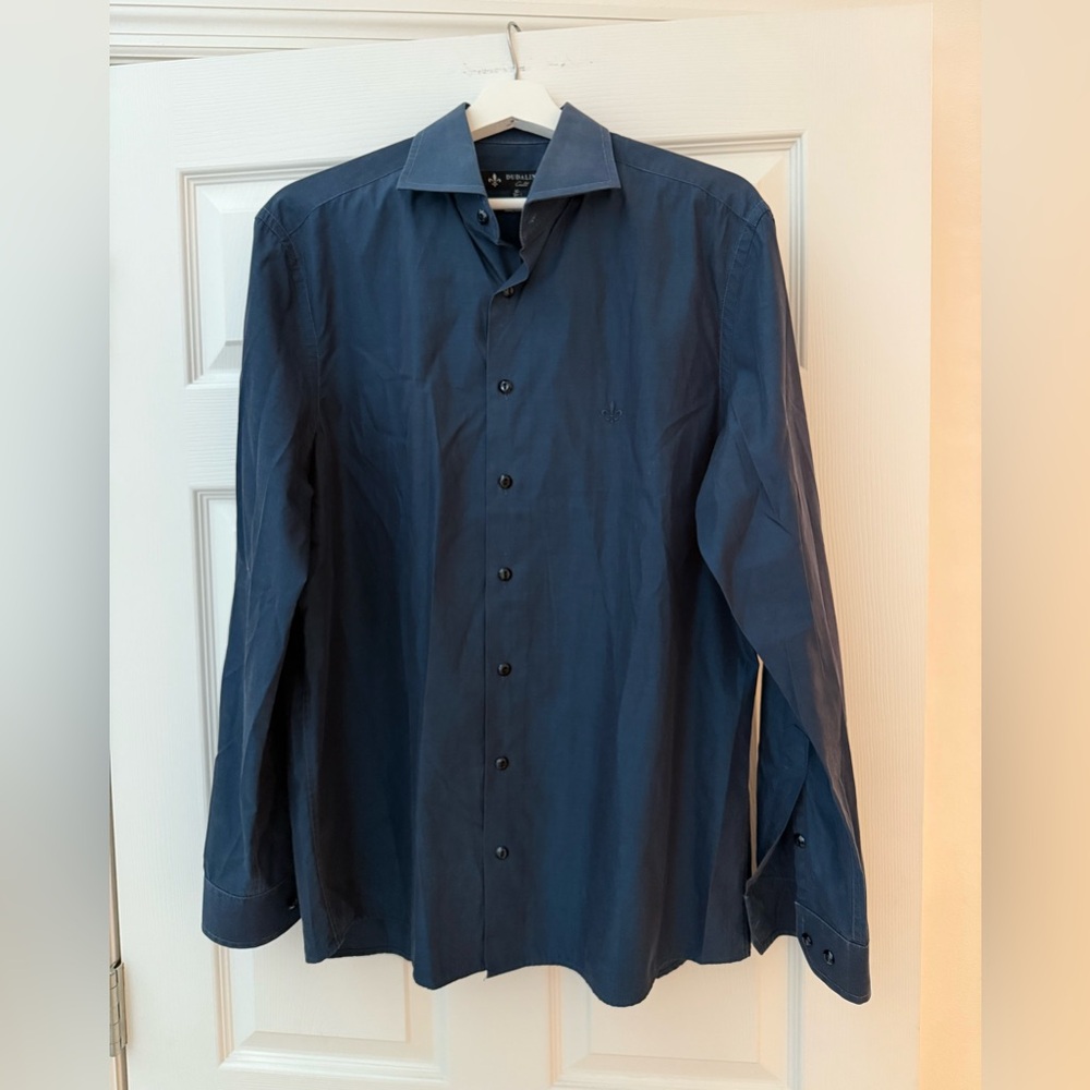 Men's Blue Dress Shirt